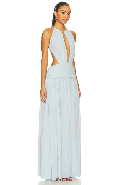 Glacielle Lace-Up Gown