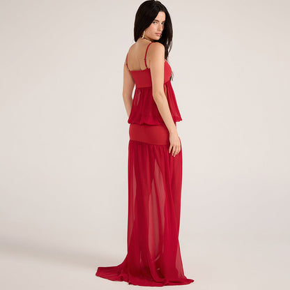 Crimson Escape Gown